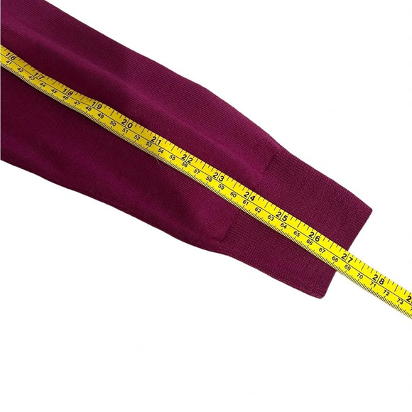 Trina Turk Long Sleeve V Neck Merino Wool Sweater Pink Women’s Size Small NWT - Picture 10 of 11